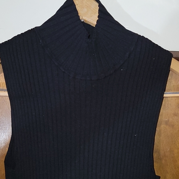 August Silk Women's Black Shell Sz. L - Picture 2 of 3